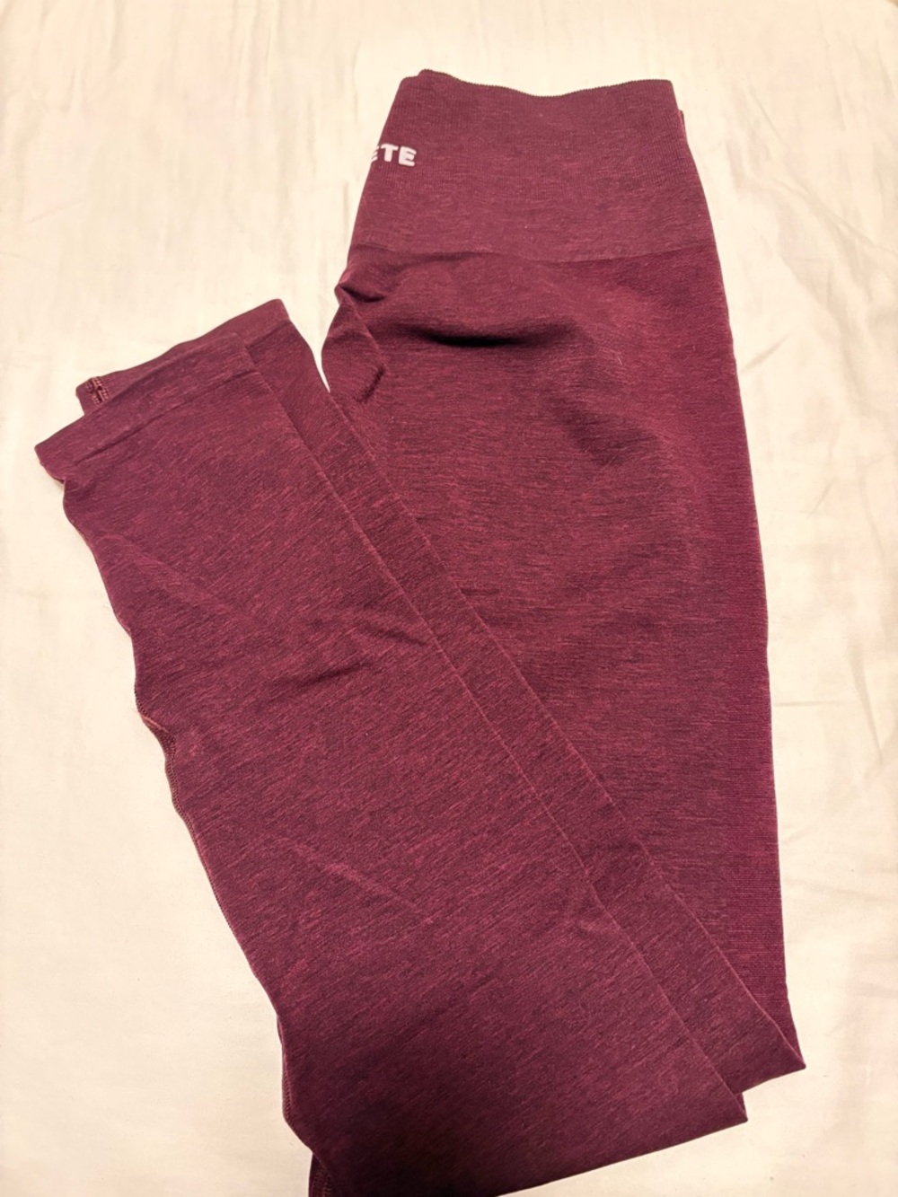 Alphalete amplify Women's Seamless High-Waist Leggings - Maroon